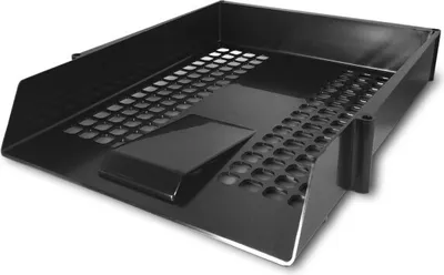 Produktbild von Deflecto CP043YTBLK, 255 x 347 x 55 mm, Schwarz