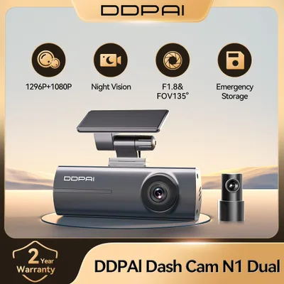 Produktbild von DDPAI N1 Dual Dashcam Front und Heck Full HD Nachtsicht Parkmodus WiFi