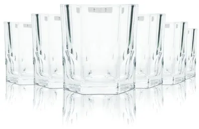 Produktbild von 6x Mount Gay Rum Glas 0,33l Konturglas Tumbler Longdrink Cocktail Gläser Set