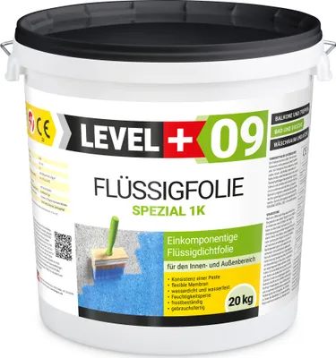 Produktbild von Dichtfolie 20kg Flüssigfolie Bad und Balkon Abdichtung Wasserdicht LEVEL+ RM09