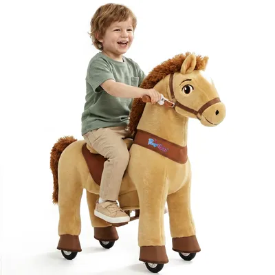 Image de PonyCycle Modèle E Cheval d'équitation sur roulettes Licorne Cheval d'équitation Jouet - E336