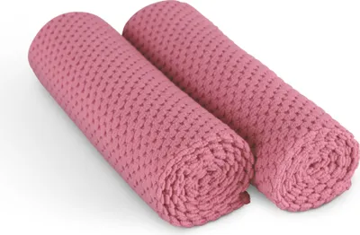 Imagen del producto de Paquete de paños de limpieza de microfibra. Paños de limpieza de 60 cm x 40 cm para todas las superficies, etc., con textura de panal, de secado rápido y sin dejar pelusa. (Paquete de 2) Marca: Rose