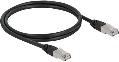 Zdjęcie produktu dla DELOCK RJ45 NWK Cat.6A S/FTP PE Outdoor 1 m schwarz