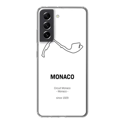 Produktbild von MuchoWow® Handyhülle Schutzhülle Hülle für Samsung Galaxy S21 FE F1 - Monaco - Rennstrecke Silikon Softcase Handy Hülle - Mobiltelefonhülle