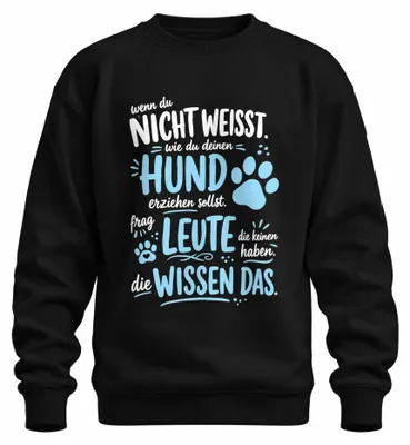 Immagine prodotto di Felpa con scritta "Addestrare i cani fa impazzire le persone senza animali domestici", sarcasmo, taglia XL, colore nero