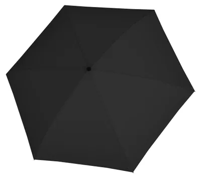 Image de doppler parapluie de poche parapluie Fiber Compact Magic Uni Simply Black noir
