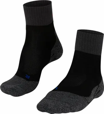 Zdjęcie produktu dla Męskie skarpety sportowe FALKE - TK2 Short Cool, skarpety trekkingowe i turystyczne, gładkie czarne 2 44-45