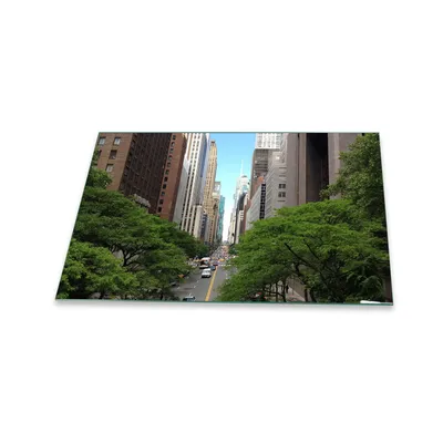 Produktbild von Herdabdeckplatte Glaskeramik 1 Teilig 80x52 Stadt Grün Abdeckung Glas Spritzschutz