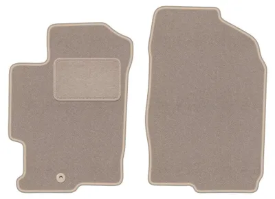Immagine prodotto di Tappetini anteriori in moquette per Mazda 6 I GG / GY 2002-2007 (station wagon/berlina/liftback) – 2 pezzi, beige, su misura – Wielganizator LUX