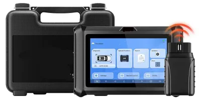 Image de Scanner de diagnostic automobile - Outil de diagnostic - Lecteur de codes d'erreur - Scanner OBD2 sans fil - Wi-Fi, Bluetooth