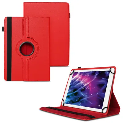 Produktbild von Medion Lifetab P9702 X10302 P10400 P10506 Tablet Tasche Schutzhülle Hülle CoverFarben:Rot