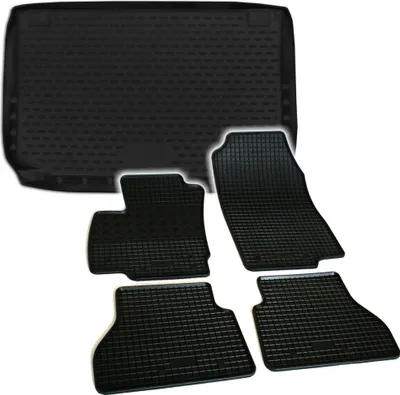 Produktbild von Gummi Kofferraumwanne + Fußmatten Set für Ford B-Max, Bj. 2014-