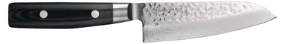 Produktbild von Yaxell Santoku-Messer Zen 16,5 cm – 37-lagiger Damaststahl – Raster auf Canvas-Micarta