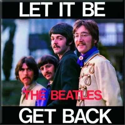Produktbild von The Beatles Let it Be/Get Back Magnet