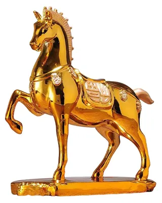 Produktbild von Realistische Miniatur-Ponyfigur aus Kunstharz, Tierskulptur, Dekoration, Einzugsgeschenk