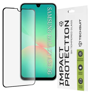 Immagine prodotto di Protezione dello schermo Techsuit Full Cover Impact Protection per Samsung Galaxy A26 - Nero
