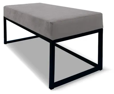 Obrázek produktu pro Lavička EMLI 80 cm v loftovém stylu - šedá - ITAKA 51