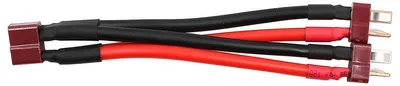 T-Stecker Parallelkabel 2er-Pack, 1 auf 2, 12AWG, 10cm