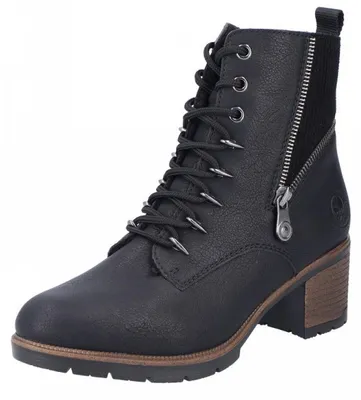 Produktbild von Rieker Schnür-,Zug-u.Schnallenstiefel in schwarz, Gr. 41