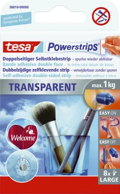 Produktbild von TESA 58810, Transparent, 8 Stück(e)