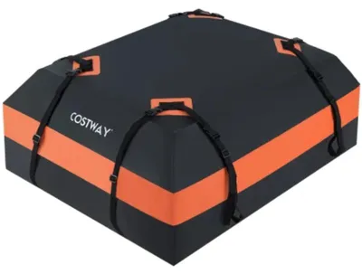 Obrázek produktu pro Střešní nosič s vodotěsnou taškou AT6279, 425 l, 130 x 91 x 17 cm, černo/oranžový