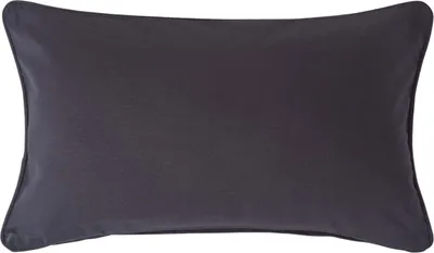Produktbild von HOMESCAPES Schwarzer Kissenbezug aus Baumwolle, 30 x 50 cm