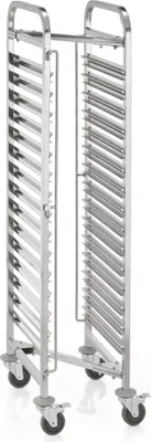 Immagine prodotto di Carrello a ripiani GN, a Z Per 15 contenitori o 30 vaschette Acciaio inox 20 kg