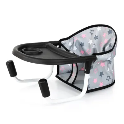 Produktbild von Bayer Design 65907AA Puppentischsitz, Sitz für Puppen mit intergiertem Tablett, für Puppen bis 46 cm