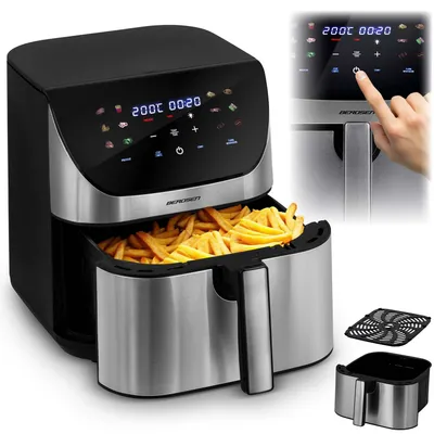 Produktbild von Heißluftfritteuse 8 l Berdsen 1700 W BD-659 silber