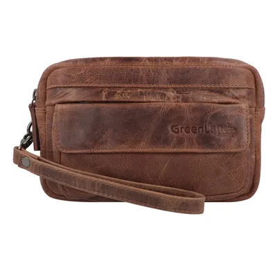 Produktbild von Greenland Nature Montana Handgelenktasche Herrentasche Leder 21 cm