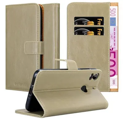 Image de Cadorabo Housse pour HTC Desire 10 PRO Housse marron Housse pour téléphone portable Book Case Etui Luxury