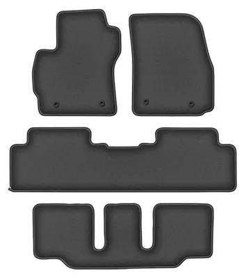 Immagine prodotto di Tappetini in moquette per Mazda Premacy II 2005-2010 (7 posti) – set 4 pezzi, grigio grafite, su misura – Wielganizator DURBAN