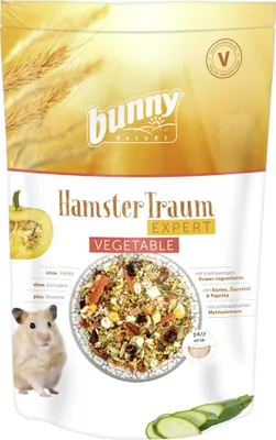 Productafbeelding van Bunny Nature 20825, Samen, 500 g, voor hamsters, bevat: Vitamine A, Vitamine D3, Vitamine E, Calcium, Koper, Mangaan, Selenium, Natrium, Zink, 15%