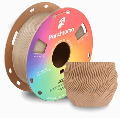 Zdjęcie produktu dla PLA, filament o średnicy 1,75 mm, wykończenie matowe, imitacja drewna, 1 kg