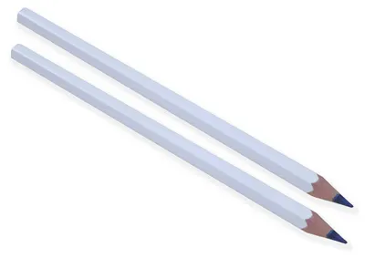2 Stück Kreidestift für Näharbeiten auswaschbar blau