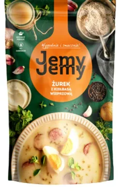 Zdjęcie produktu dla JemyJemy Żurek z kiełbasą wieprzową 450g