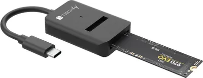 Immagine prodotto di Techly IADAP USB32-SATASSD, telaio SSD, M.2, NVMe-oF, SATA, 10 Gbit/s, connettività USB, nero