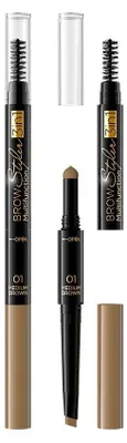 Immagine prodotto di Eveline Cosmetics Brow Styler – matita sopracciglia, a lunga tenuta, coprente, Tonalità 02 - dark brown – Cartone da 33