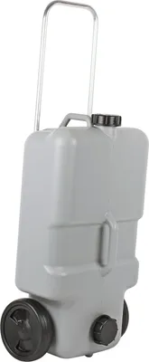 Produktbild von Abwasser Rolltank 25 Liter mit Rollen ausziehbarer Griff Grau Neu &