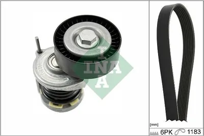 Produktbild von INA 529 0466 10 Keilrippenriemensatz für VW POLO (9N)