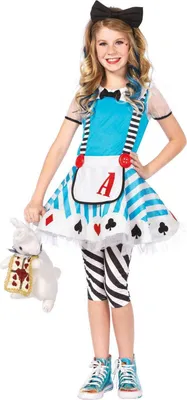 Produktbild von Alice im Wunderland Kostüm für Kinder Kindergröße: 98-104