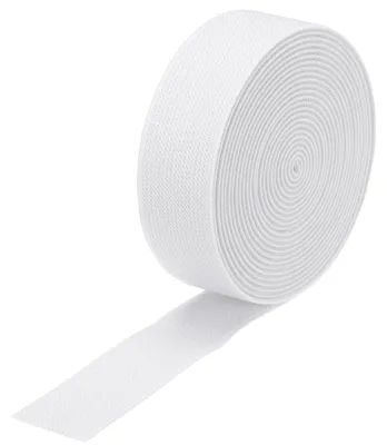 Elastisches Gummiband, 3 cm breit, 4 m, weiß, zum Nähen