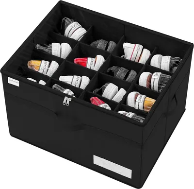 Zdjęcie produktu dla Organizer na buty 53x42x33 cm, 16 par, przezroczysty, do szafy