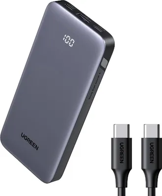 Immagine prodotto di Powerbank Ugreen Nexode 10000 mAh 30 W USB-A 2xUSB-C - Grigio