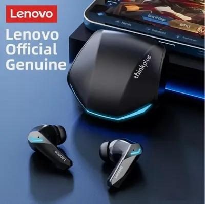 Produktbild von Lenovo GM 2 Pro In Ear Gaming TWS Bluetooth Kopfhörer Schwarz mit Lade Etui Geräusch Isolierung