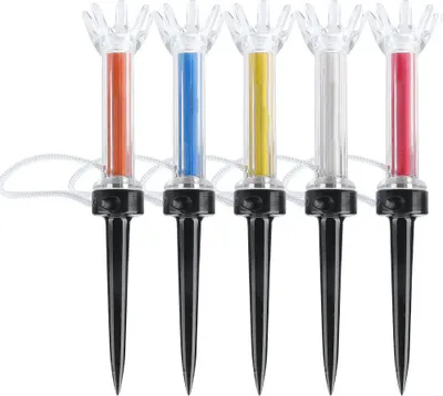 Productafbeelding van 5 stuks flexibele, magnetische kunststof trainingshulpmiddelen voor golf, voor het oefenen van de swing, geschikt voor golfshirts (79 mm)