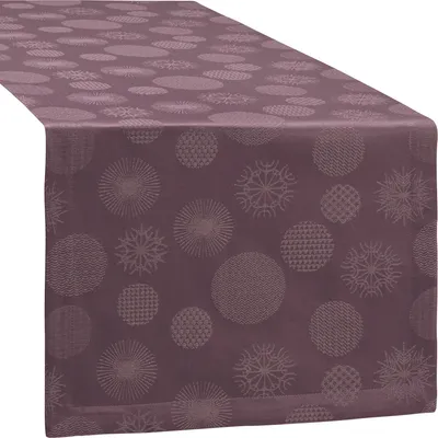 Produktbild von Erwin Müller Tischläufer Calvia" mauve 40x130 cm"