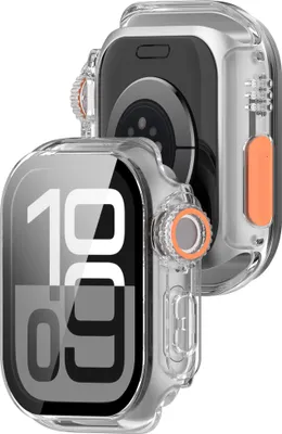 Obrázek produktu pro INF Ochranné pouzdro pro Apple Watch - Tvrdý plast a tvrzené sklo Průhledný 42 mm