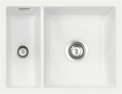 Produktbild von Flächenbündige Spüle MERA 60 F/o in POLAR mit Excenterbedienung