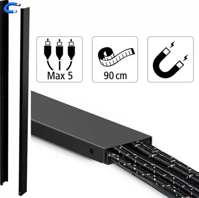 Obrázek produktu pro hama kabelový kanál 90,0 cm černý